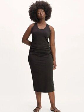 Everlane The Form Racerback Tank Midi Dress Medium
